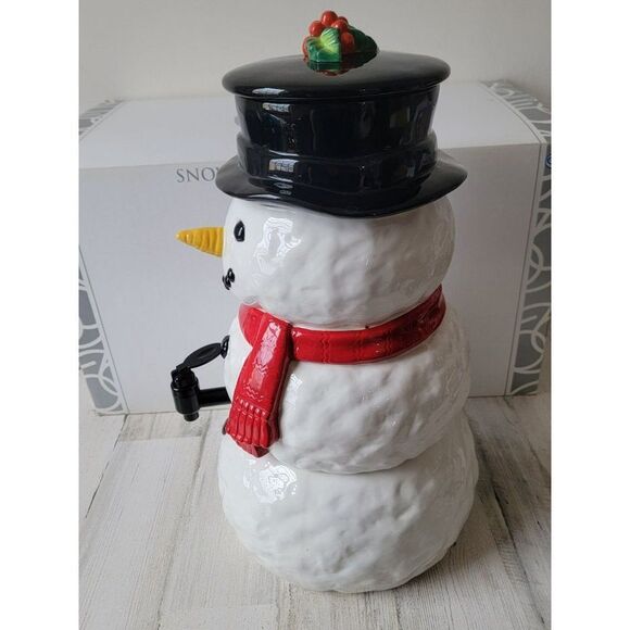 Dept 56 43217 Snowman Cider Server xmas figure - Picture 11 of 12